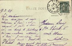 CPA Nice Jetee Promenade La Plage Regates