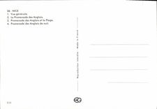 POSTAL MODERNA Niza visión la caminata del inglés