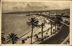 CPA La Douce France Cote d'Azur Nice La Baie Des Anges
