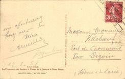 CPA Nice La Promenade Des Anglais Le Casino De La Jetee Et Le Mont Boron