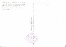 MODERN CARD Colors And Light Of France the Dimension of Azure Miracle Of Nature Surroundings Of Menton