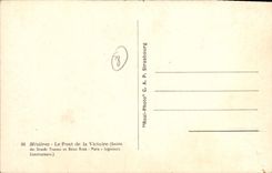 VINTAGE POSTCARD Wall the Bridge Of the Victoire