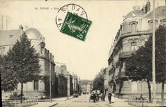 VINTAGE POSTCARD Sedan Street Thiers