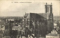 CPA Troyes Le Chevet De La Cathedrale