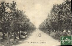 CPA Marseille Le Prado Tramway