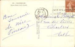 CPA Marseille Notre Dame De La Garde