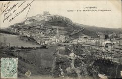 CPA L'Auvergne Saint Flour Vue Generale