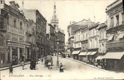 VINTAGE POSTCARD Angouleme Places Marengo
