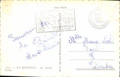 MODERN CARD La Rochelle the Public garden