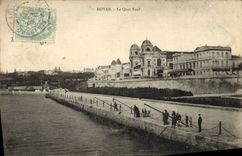 POSTAL Royan de la VENDIMIA el nuevo Sinning de los pescados de Quay