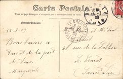 Calle de Bourges de la POSTAL de la VENDIMIA del contador