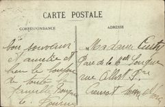 Jardín público de Bourges de la POSTAL de la VENDIMIA de las casas de las mujeres mayores de Gordaine del lugar