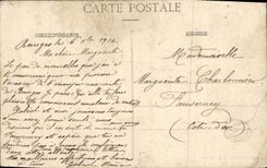 POSTAL Bourges de la VENDIMIA el Iaterale meridional visto catedral