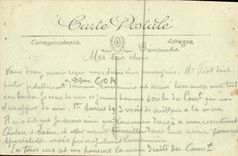 La POSTAL Bourges de la VENDIMIA los cuarteles como el cuervo vuela Militaria