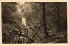 VINTAGE POSTCARD the Area Of the Limousin the Cascade of Gimel