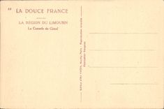 VINTAGE POSTCARD the Area Of the Limousin the Cascade of Gimel