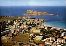 MODERN CARD Colors and Light of France Russet-red Island View