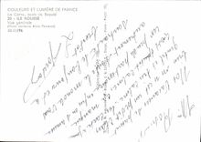 MODERN CARD Colors and Light of France Russet-red Island View