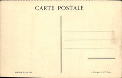 POSTAL Córcega Collar De Vergio de la VENDIMIA