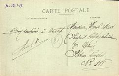 VINTAGE POSTCARD Dijon Savings bank