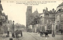 CPA Dijon Place Emile Zola