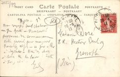 VINTAGE POSTCARD Dijon Old Abbey of the Carthusian monks Gate of the vault