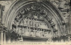 CPA Semur Eglise Notre Dame Le Portail des Bleds