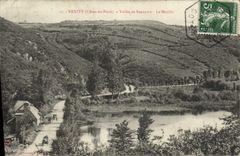 VINTAGE POSTCARD Kerity Valley of Beauport the mill