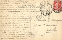 VINTAGE POSTCARD Brittany Kerity ruins of the abbey of Beauport