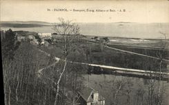 CPA Paimpol Beauport Etang Abbaye et Baie