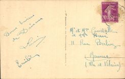 VINTAGE POSTCARD Dinan Church St Saver