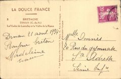 CPA Bretagne Dinan Le Viaduc de Lanvallay et la Vallee de la Rance
