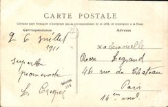 VINTAGE POSTCARD Dinan Street and Porte of Jersual Children