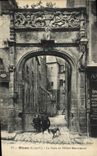VINTAGE POSTCARD Dinan the Gate of Hotel Beaumanoir Children