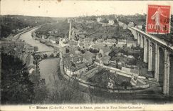 CPA Dinan Vue sur la Rance Prise de la Tour Ste Catherine