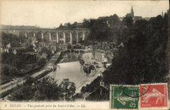 VINTAGE POSTCARD Dinan View taken of the Jump has ass