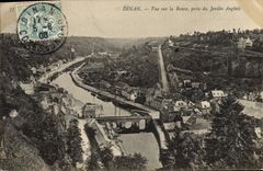 CPA Dinan Vue sur la Rance prise du Jardin Anglais