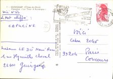 MODERN CARD Guingamp Barracks the Tower of Auvergne Militaria