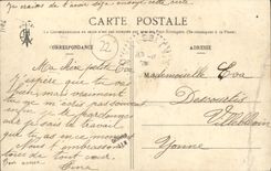 VINTAGE POSTCARD Island the United Kingdom Island of Illiec the dwelling of Maestro Ambroise Thomas Botrel