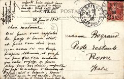 VINTAGE POSTCARD Dwelling of Maestro Ambroise Thomas Island Illiec