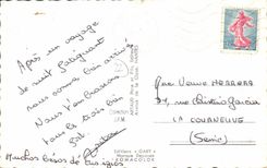 MODERN CARD To remember De Lancieux the beach the bridge of Fremur the island of Islet