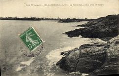 VINTAGE POSTCARD Lancieux Top of Lancieux taken of Buglais
