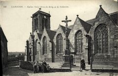 CPA Lannion Eglise Saint Jean du Baly (animee)