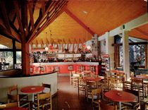 MODERN CARD Wall Of Brittany Within the exceptional framework of the Lake Guerledan Roch Gweltaz Bar discotheque