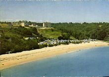MODERN CARD Notre Dame De Guildo the beach Camp-site