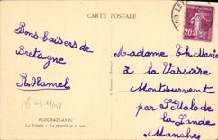 CPA Ploubazlanec La Trinite La chapelle et la mer