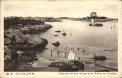CPA Ploumanach L'Oratoire de Saint Guirec et le Chateau de Costaeres