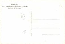 MODERN CARD Brittany Gold Sands Pines the Place Of Brittany