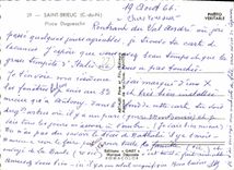 MODERN CARD Saint Brieuc Places Duguesclin