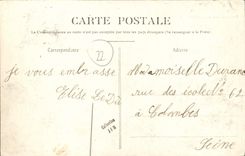 VINTAGE POSTCARD Holy Brieuc the Cathedral And the Town hall Children